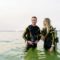 Philippe and Ashlan Cousteau in Marco Island filming Caribbean Pirate Treasure